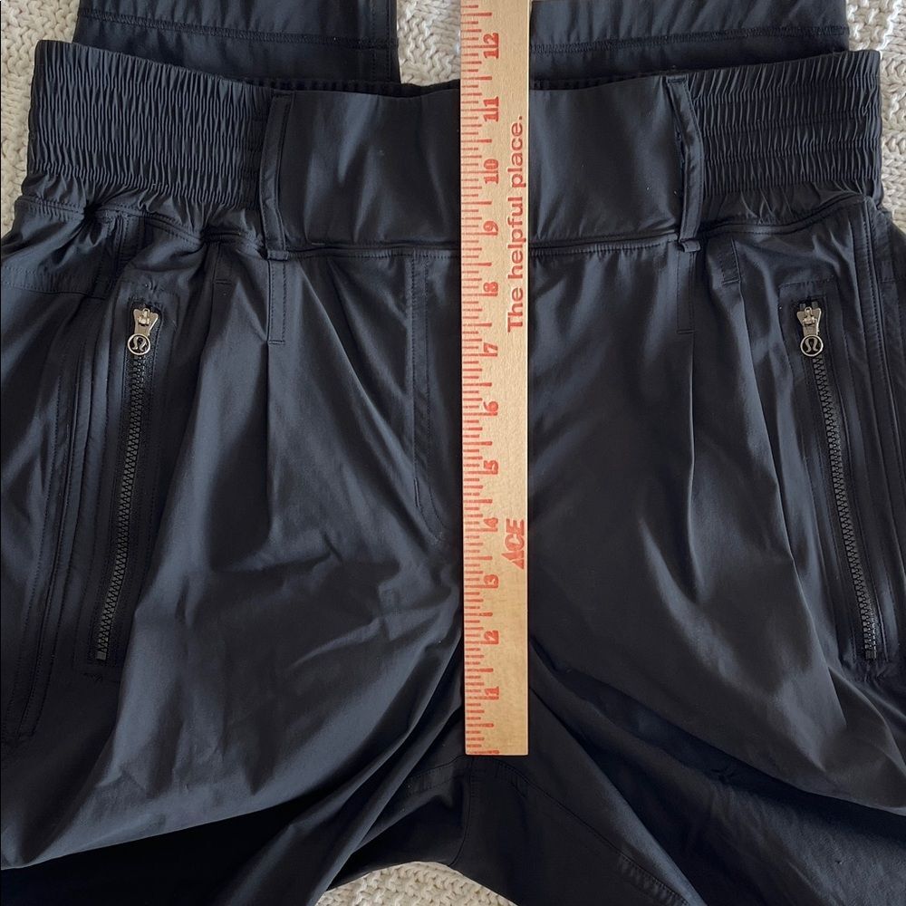 Lululemon Run With Rover Pant Double Layer Black Sz 6 - Picture 5 of 13